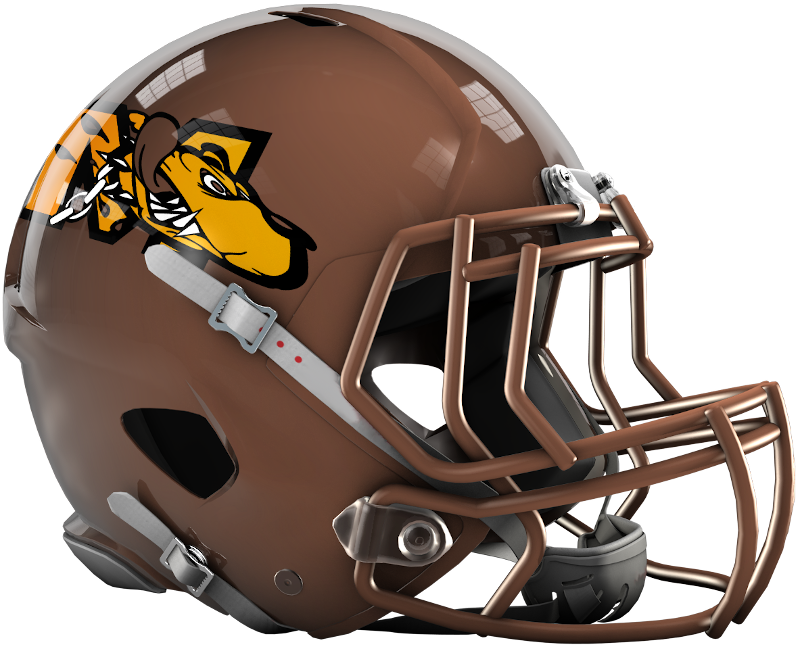 Current Dakota Mud Dawgs helmet