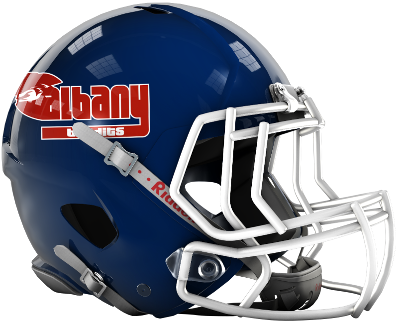 Current Albany Bandits helmet