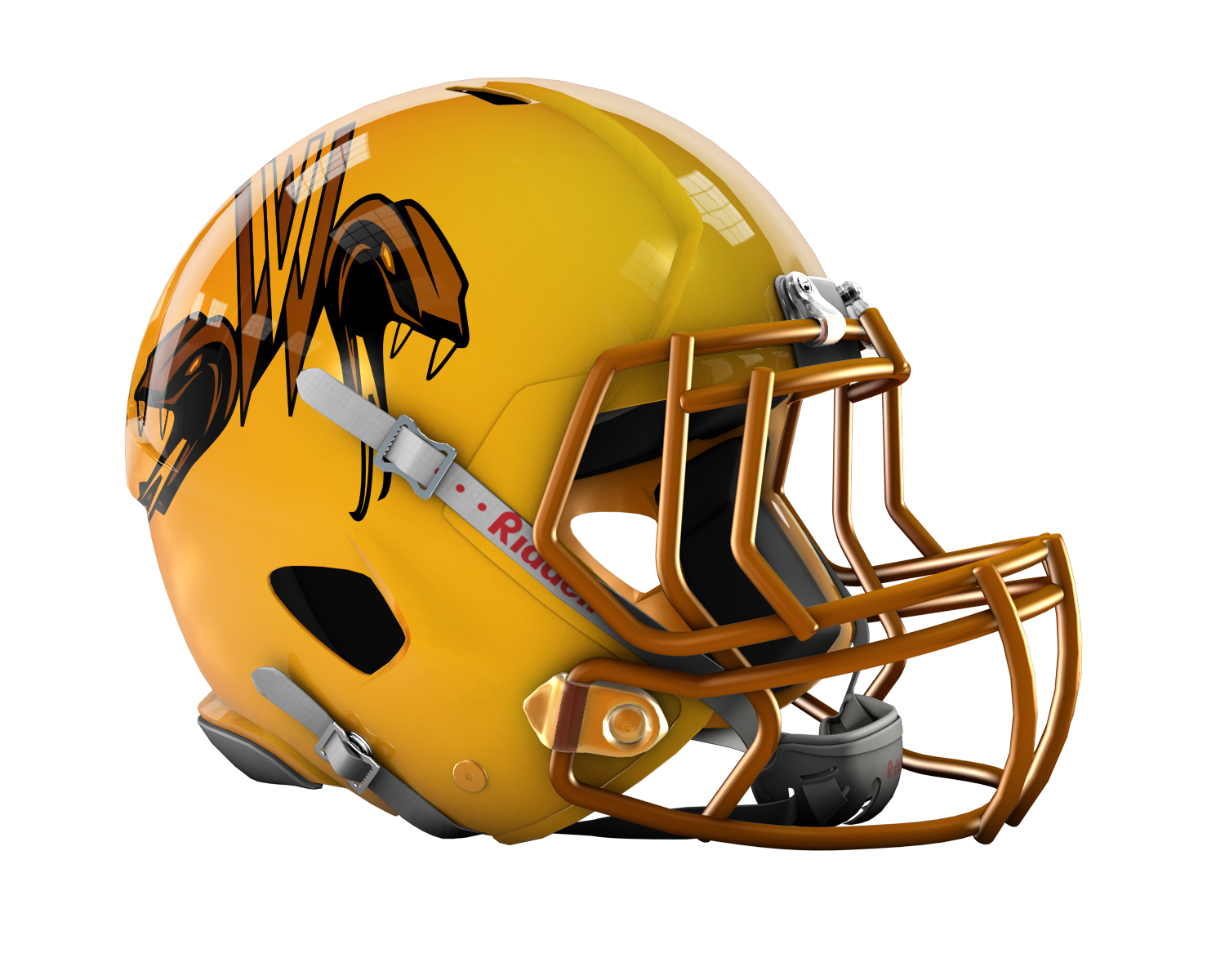 Current West Virginia Copperheads helmet